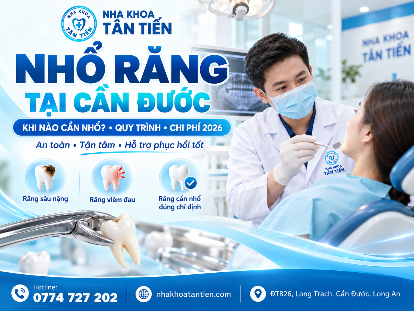 Nhổ Răng Tại Cần Đước – Bảng Giá 2026